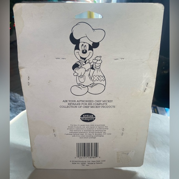 Vintage Chef Mickey Egg Pancake Ring by Hoan Ltd The Walt Disney World Company - Picture 4 of 4